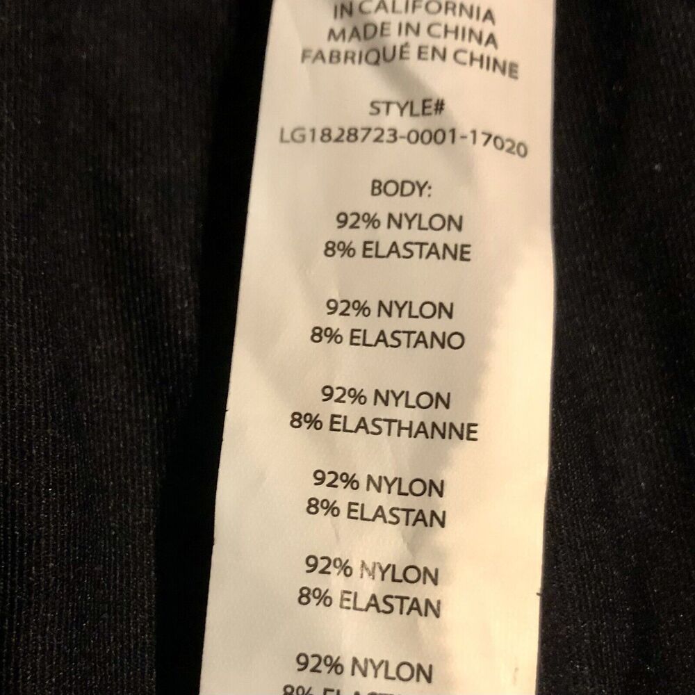 Fabletics Leggings XS 2 - 4 Black Seamless High Waisted Mesh Leggings - Picture 11 of 12